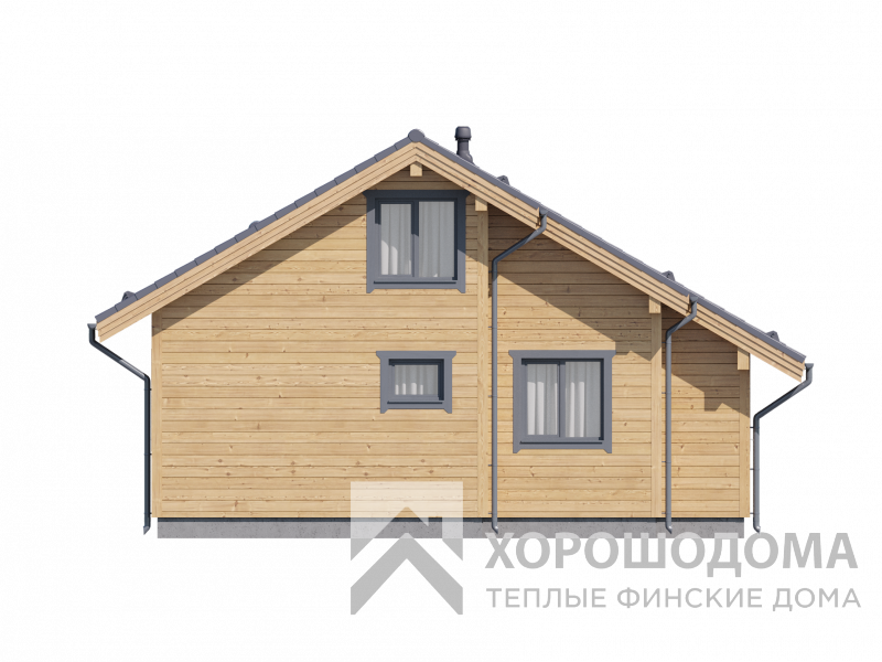 Деревянный дом Баня 36.1 (Фото проекта №6)