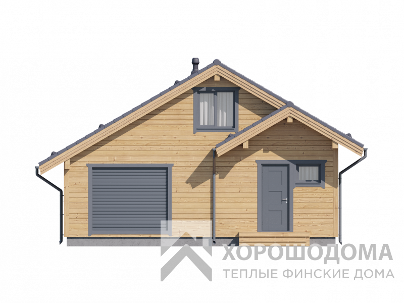 Деревянный дом Баня 36.1 (Фото проекта №4)