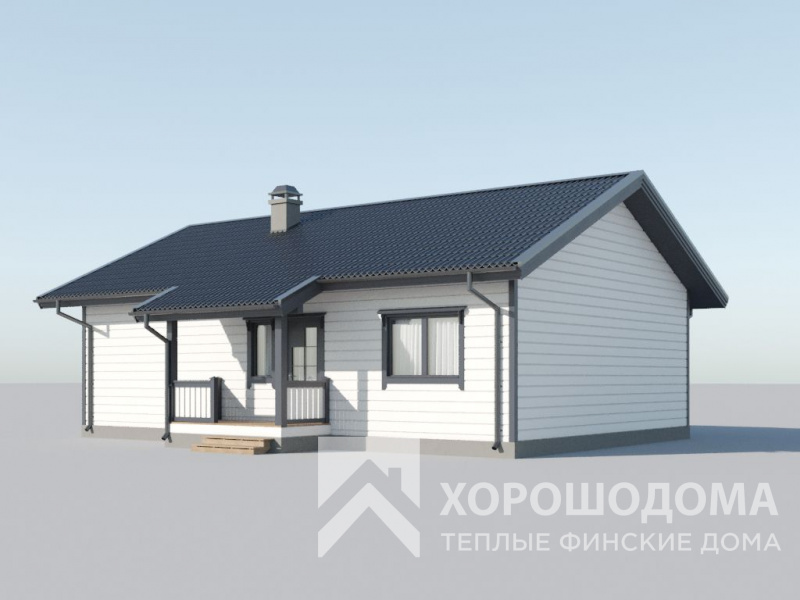 Деревянный дом Комфорт 100 (Фото проекта №4)