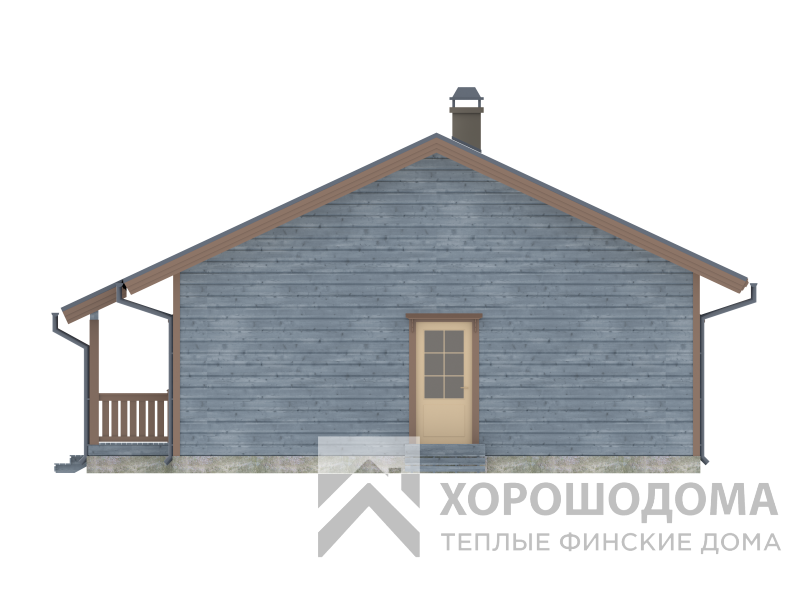 Деревянный дом Комфорт 115 (Фото проекта №6)