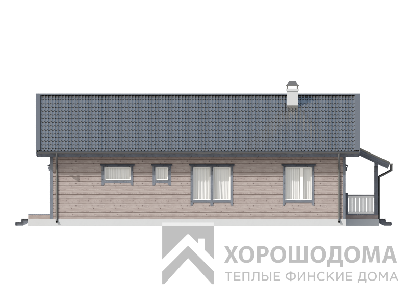 Деревянный дом Комфорт 120 (Фото проекта №7)
