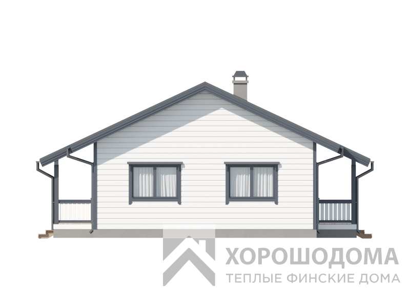 Деревянный дом Комфорт 100 (Фото проекта №6)