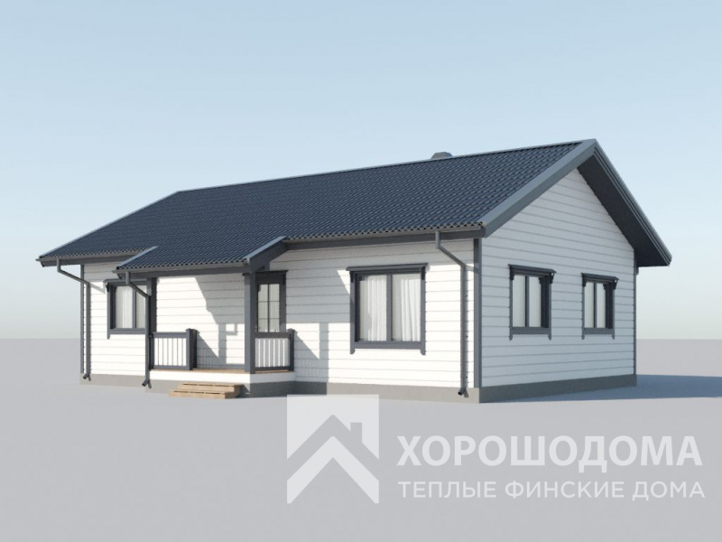 Деревянный дом Комфорт 100 (Фото проекта №3)